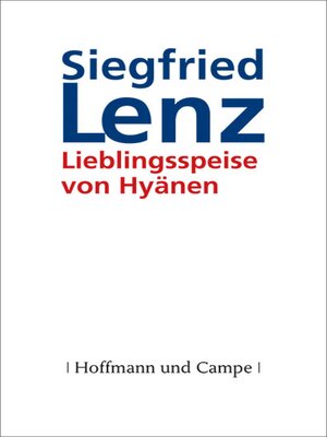 cover image of Lieblingsspeise der Hyänen